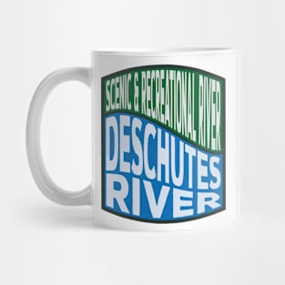 Deschutes River Scenic and Recreational River wave Mug